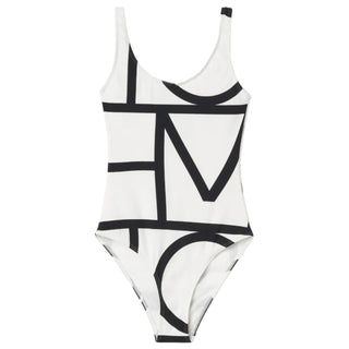Monogram swimsuit tofu