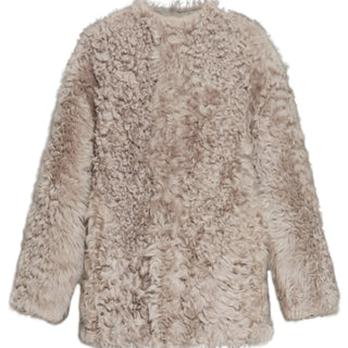 Ami Alexandre Mattiussi Grey Shearling coat