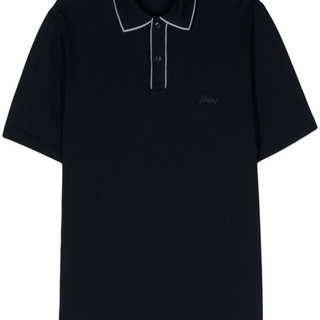 Logo-embroidered cotton polo shirt