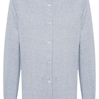 Mélange ribbed shirt