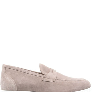 Penny slot suede loafers