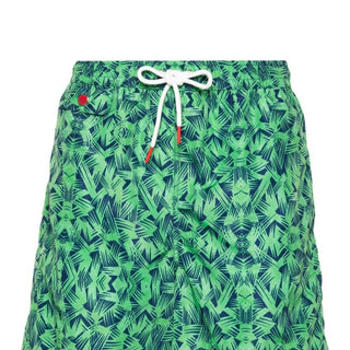Logo-embroidered swim shorts