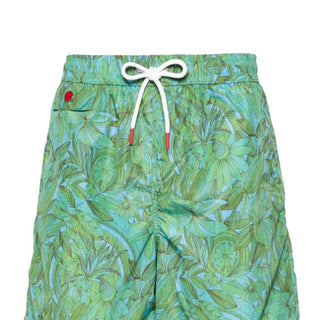 Logo-embroidered swim shorts