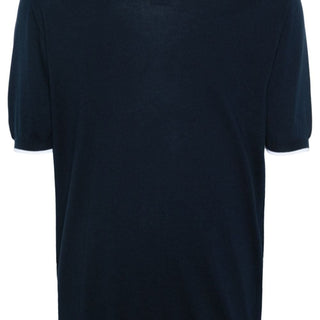 Knitted polo shirt
