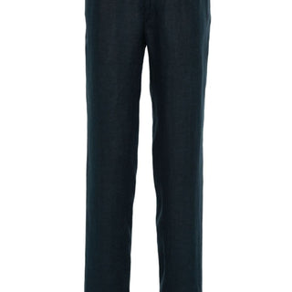Linen tapered trousers