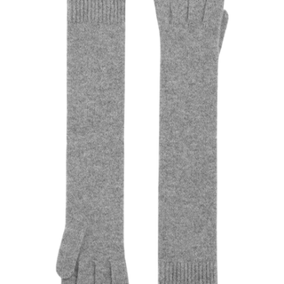 Long wool gloves