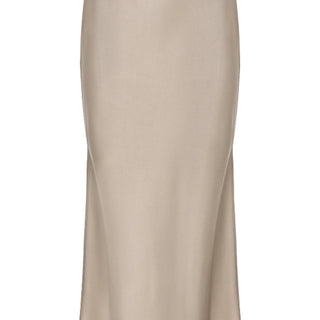 Milk-colored skirt