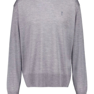 Heather Grey Ami de Coeur Crewneck Sweater