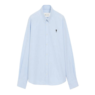 Blue Cotton Ami De Coeur Oxford Shirt