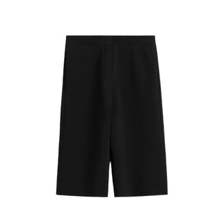 Knit shorts black