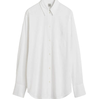 Oversized summer shirt white