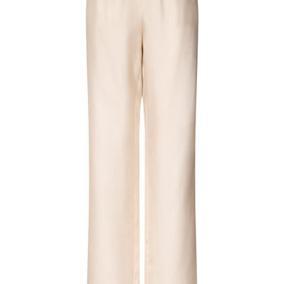 Silk twill trousers