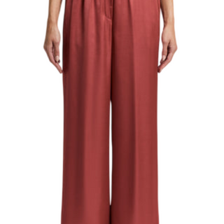 Viscose satin trousers