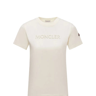 Embroidered Tonal Logo Cotton T-Shirt