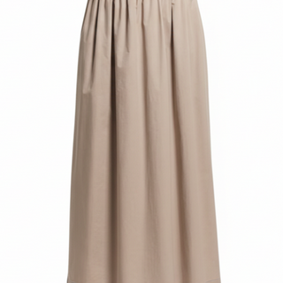 Сotton satin maxi skirt