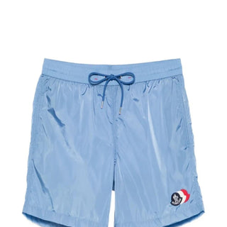 Logo-patch swim shorts