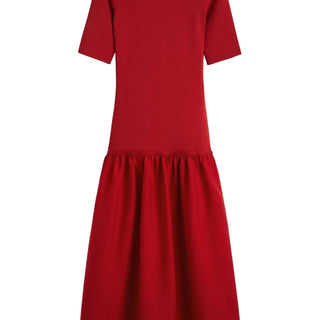 Twinflower tee dress poppy