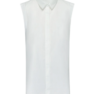 Peserico sleeveless collared shirt