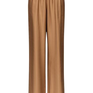 Silk twill trousers