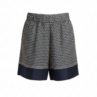Viscose twill shorts