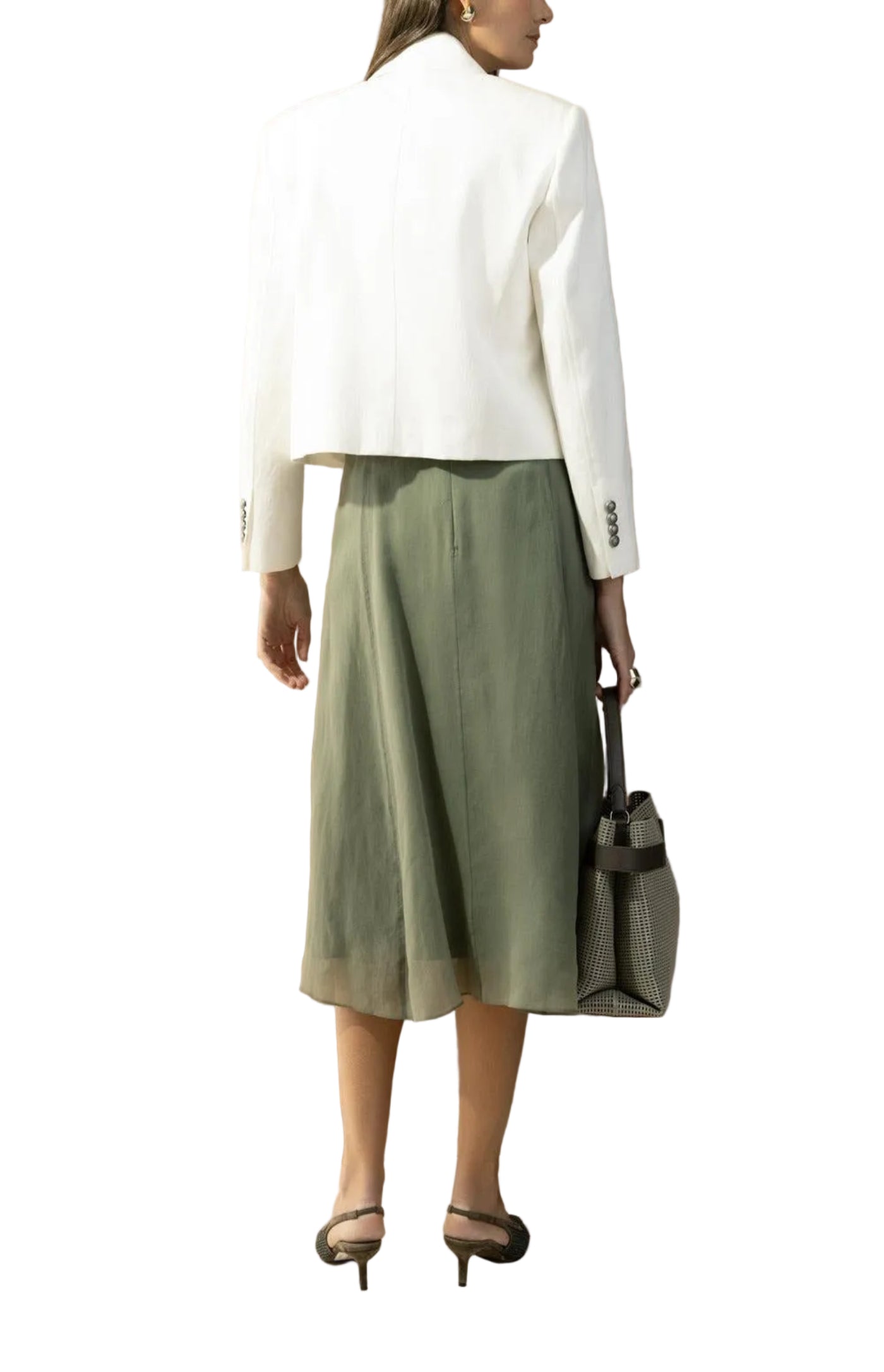 Cargar imagen en el visor de la galería, Cropped double breasted jacket