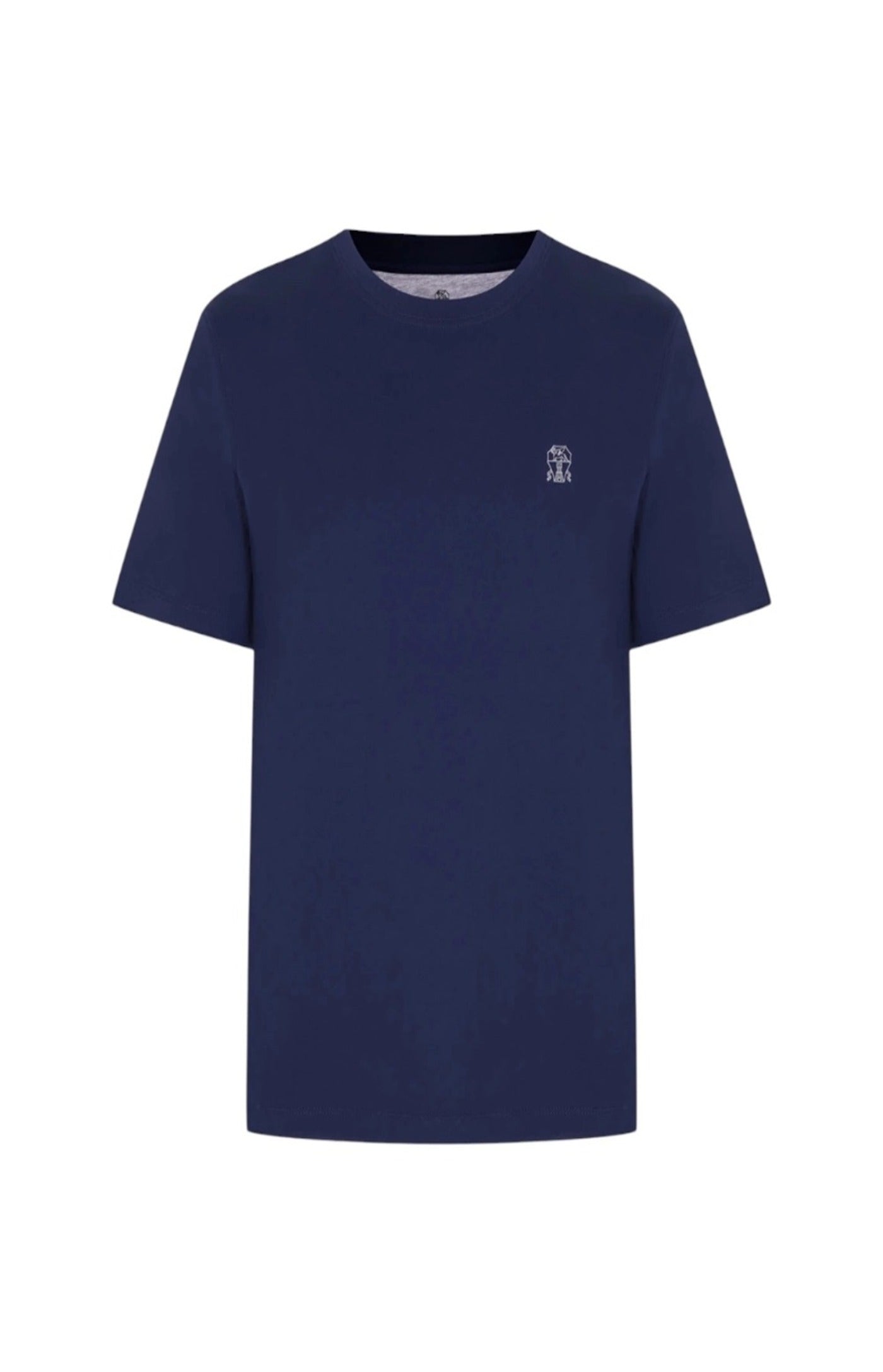 Cargar imagen en el visor de la galería, Brunello Cucinelli Cotton T-shirt with Logo Print