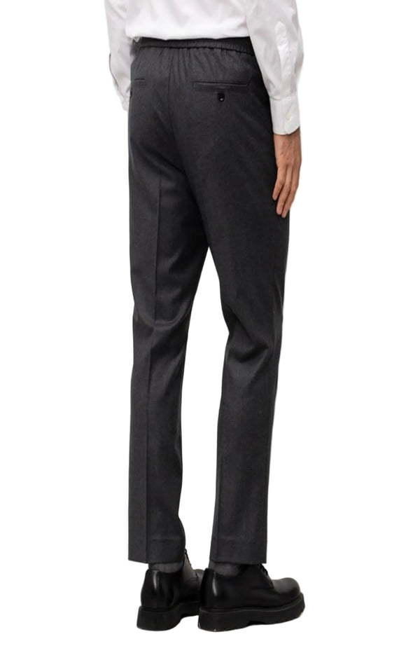 Load image into Gallery viewer, Ami Paris Elasticated Waist Trousers Black