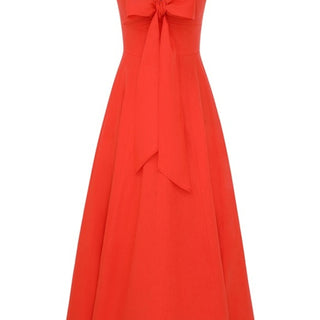 Crush Tie Front Midi Dress