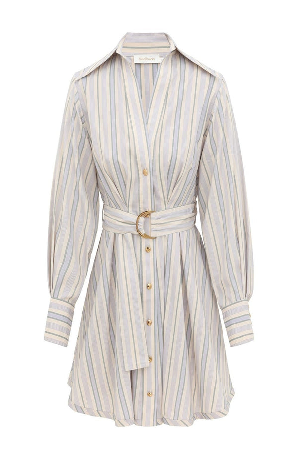 Load image into Gallery viewer, Stripe Tuck Mini Dress