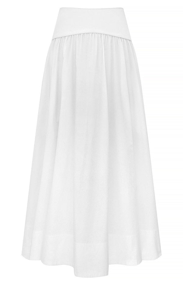Cargar imagen en el visor de la galería, Poplin Midi Skirt