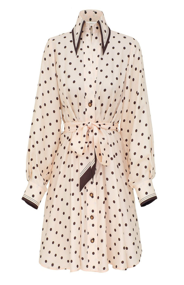 Load image into Gallery viewer, Dot Tuck Mini Dress
