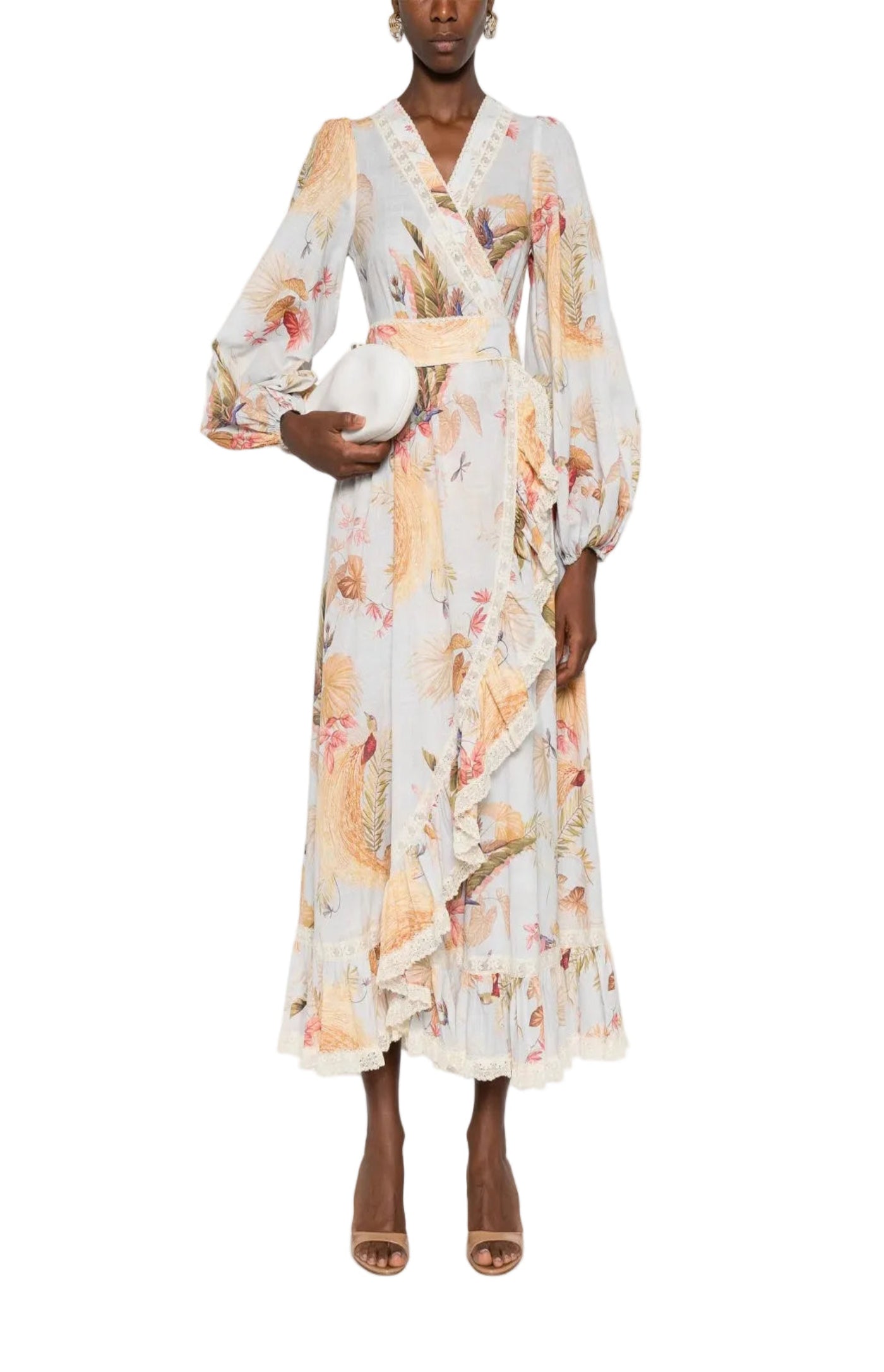 Load image into Gallery viewer, Frill midi dress