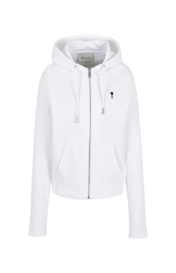 Load image into Gallery viewer, Cotton Ami De Coeur Zipped Hoodie