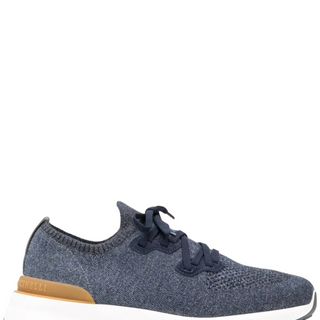 Mesh knitted lace up sneakers