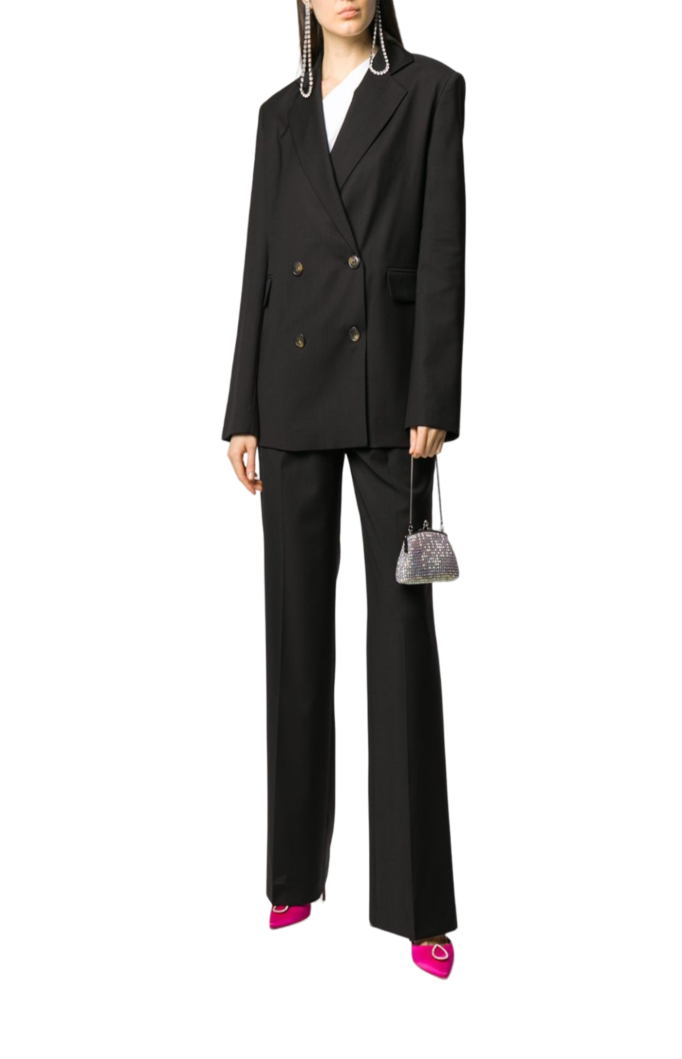 Cargar imagen en el visor de la galería, Flared wool trousers