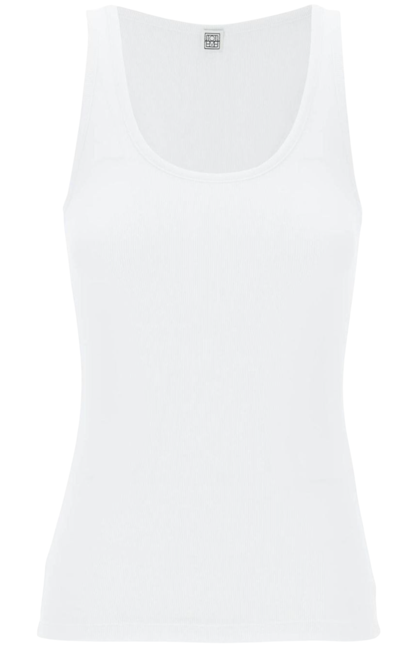 Cargar imagen en el visor de la galería, White ribbed tank top