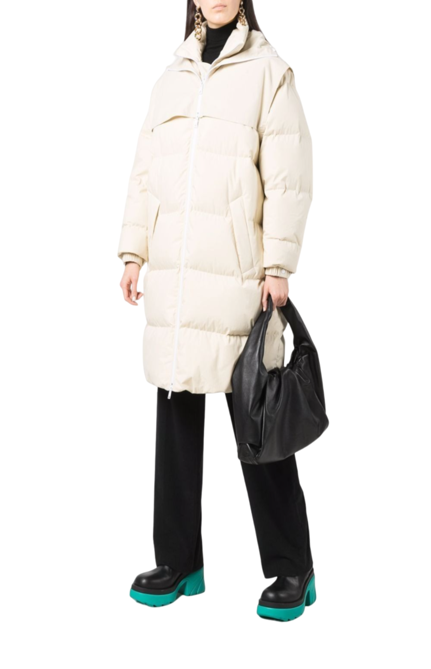 Cargar imagen en el visor de la galería, Padded hooded coat