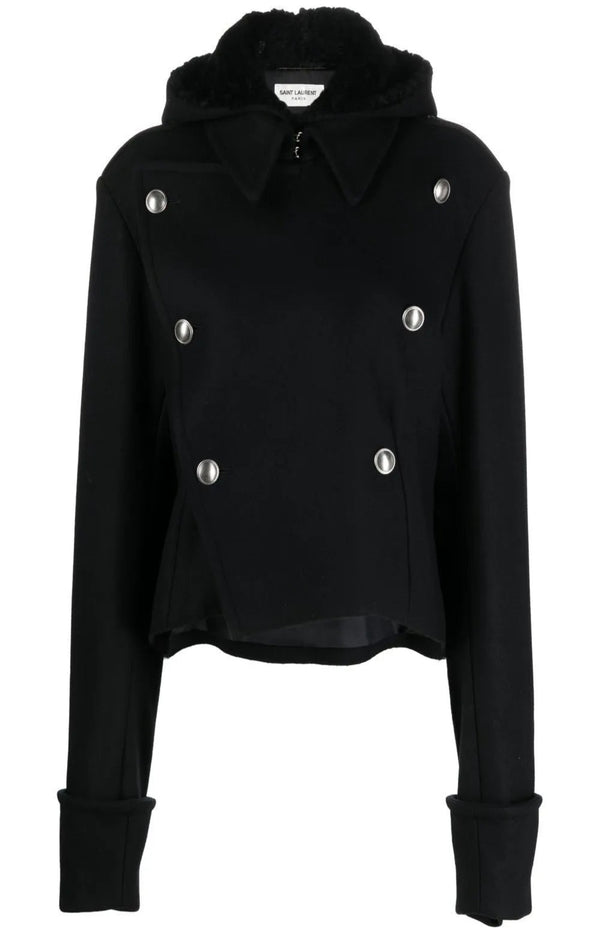 Load image into Gallery viewer, Detachable-hood military jacket