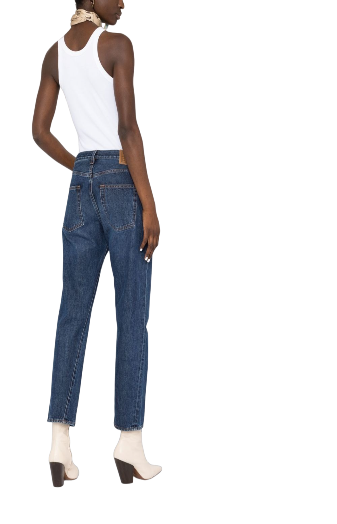 Cargar imagen en el visor de la galería, Cropped straight-leg jeans