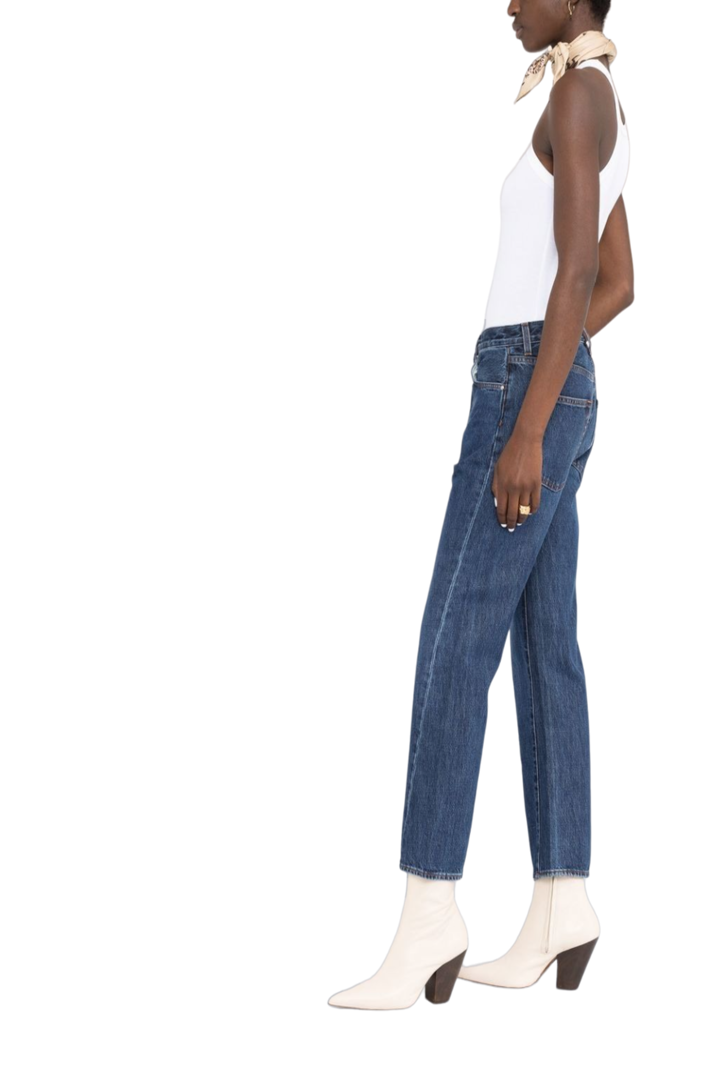 Cargar imagen en el visor de la galería, Cropped straight-leg jeans