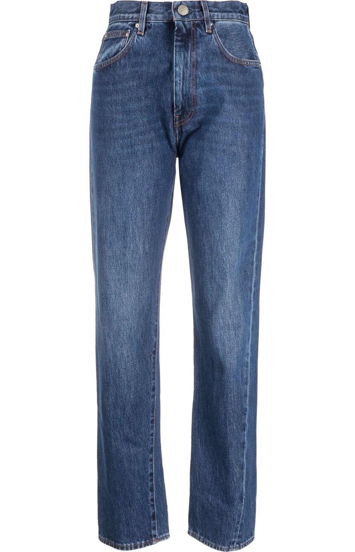 Cargar imagen en el visor de la galería, Cropped straight-leg jeans