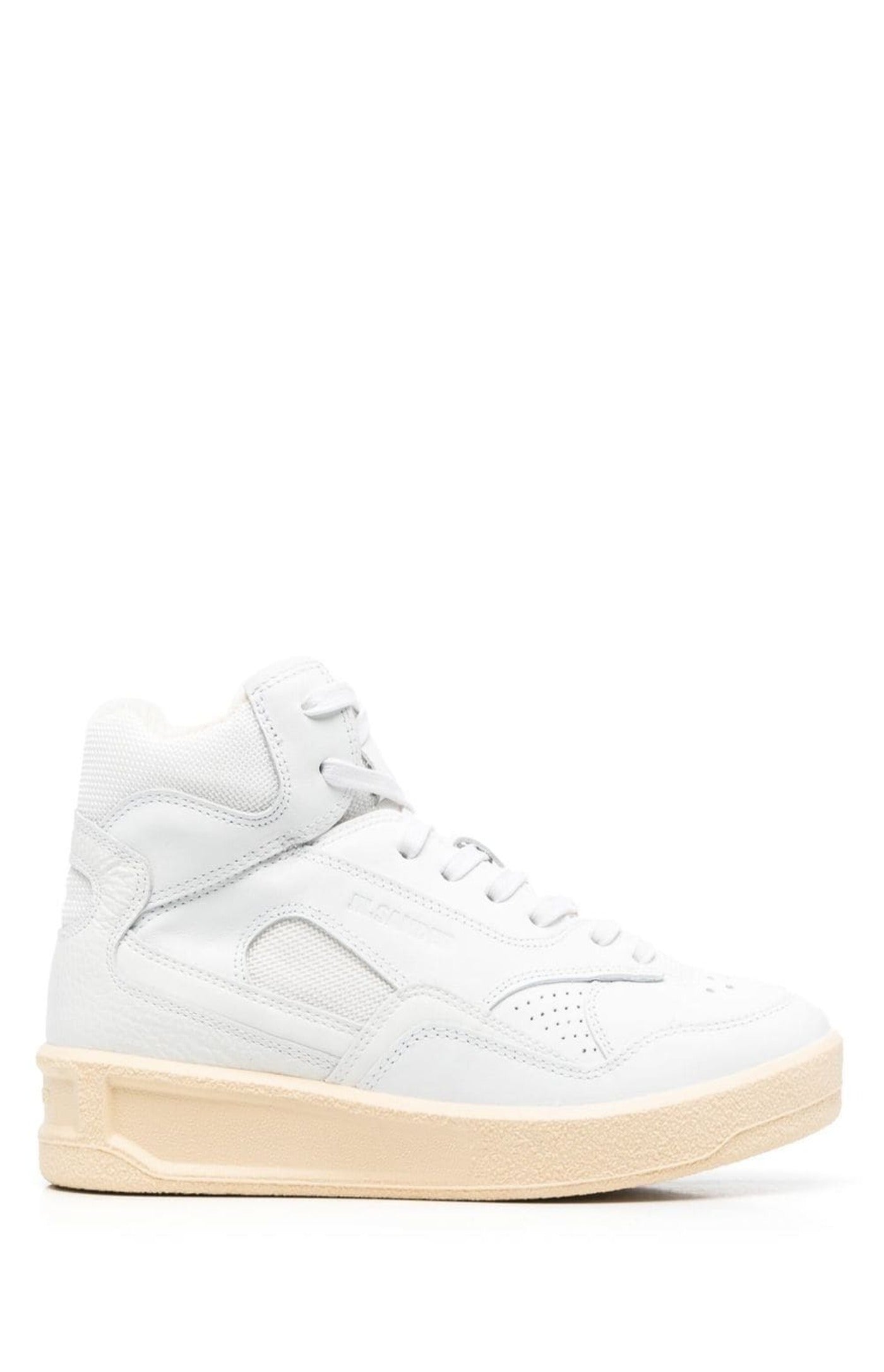 Cargar imagen en el visor de la galería, Basket mid leather sneakers