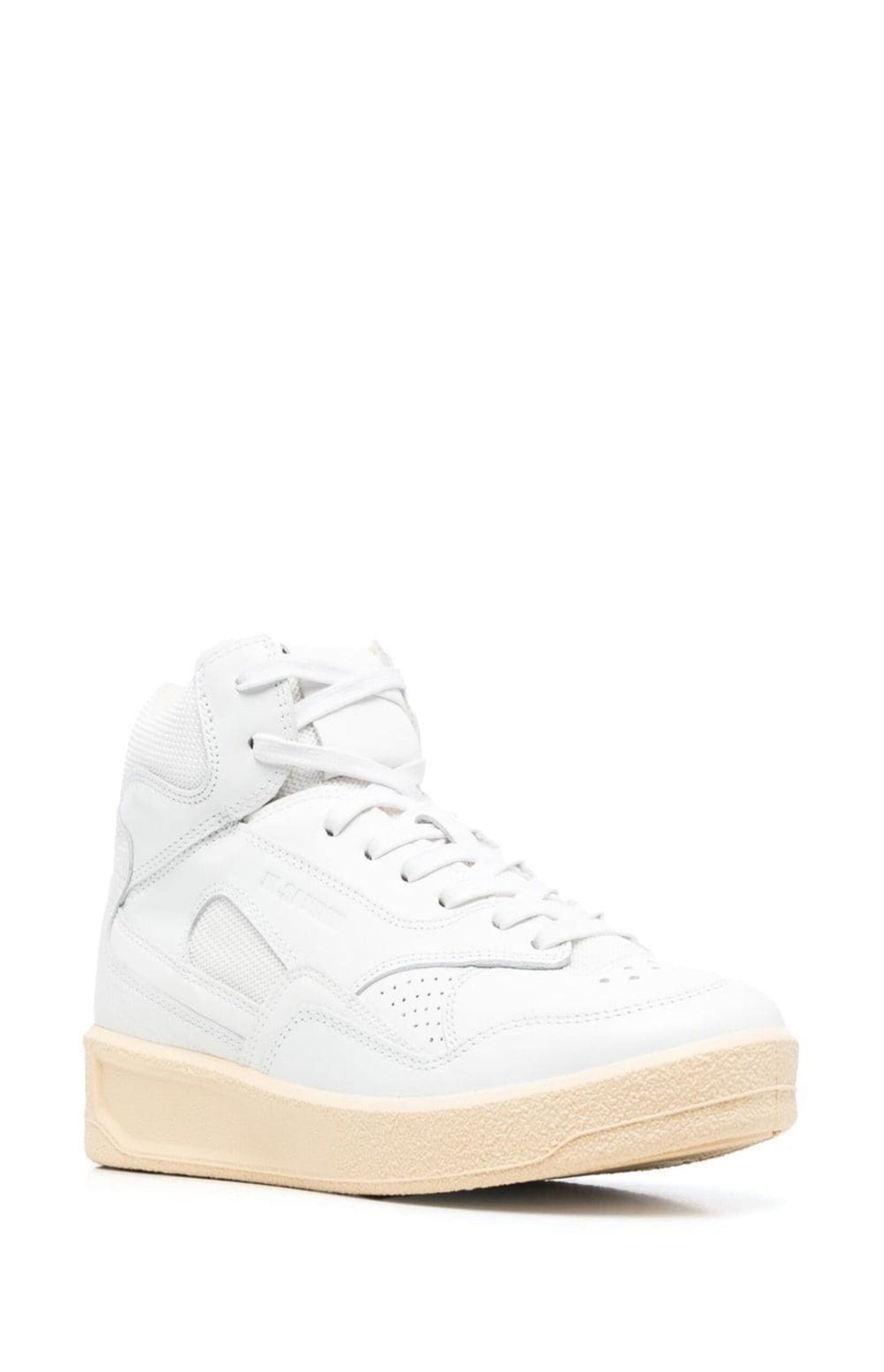 Cargar imagen en el visor de la galería, Basket mid leather sneakers