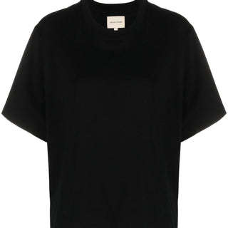 Crew-neck straight-hem T-shirt