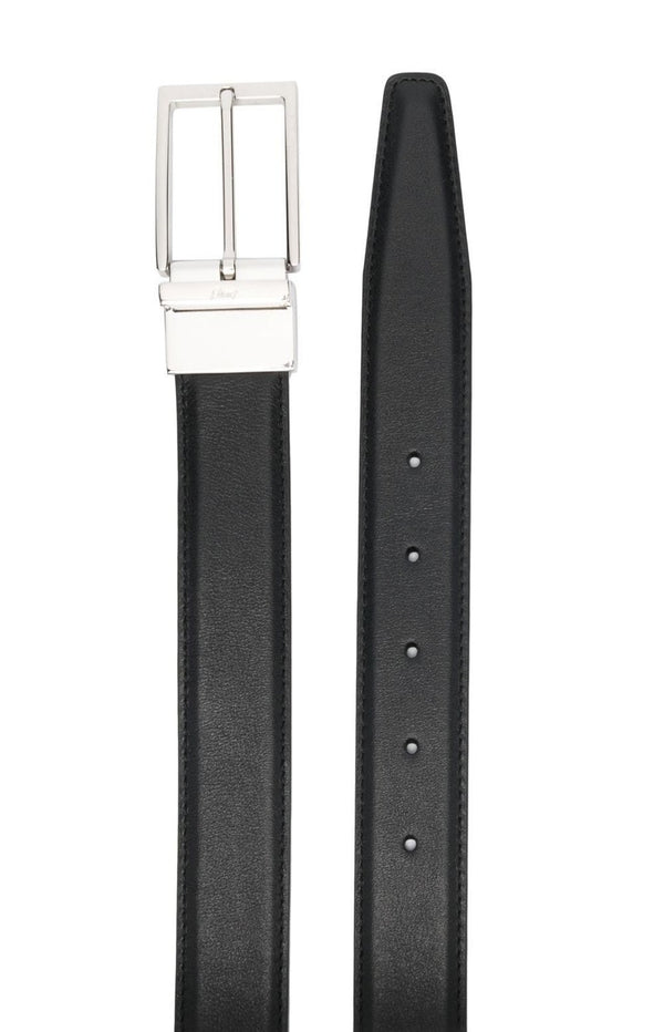 Load image into Gallery viewer, Reversible leather buckle belt