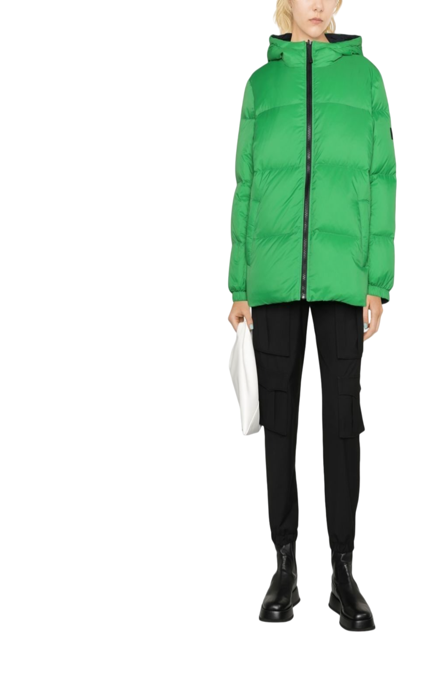 Cargar imagen en el visor de la galería, Down jacket with hood