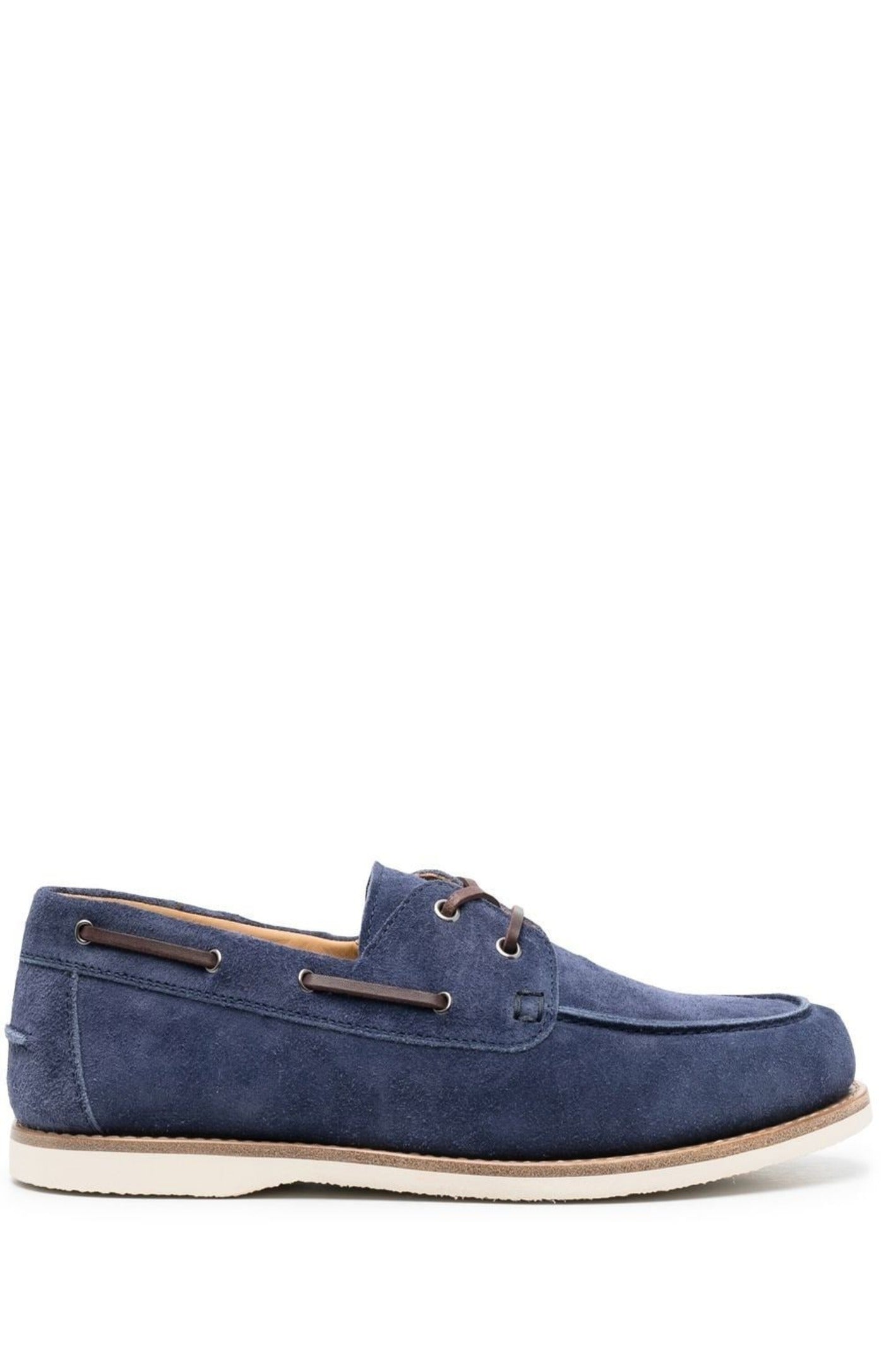 Cargar imagen en el visor de la galería, Lace-up suede boat shoes