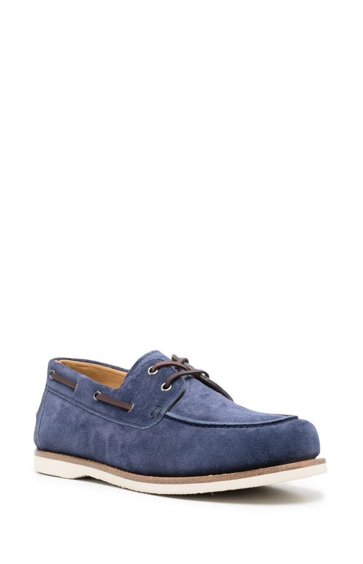 Cargar imagen en el visor de la galería, Lace-up suede boat shoes