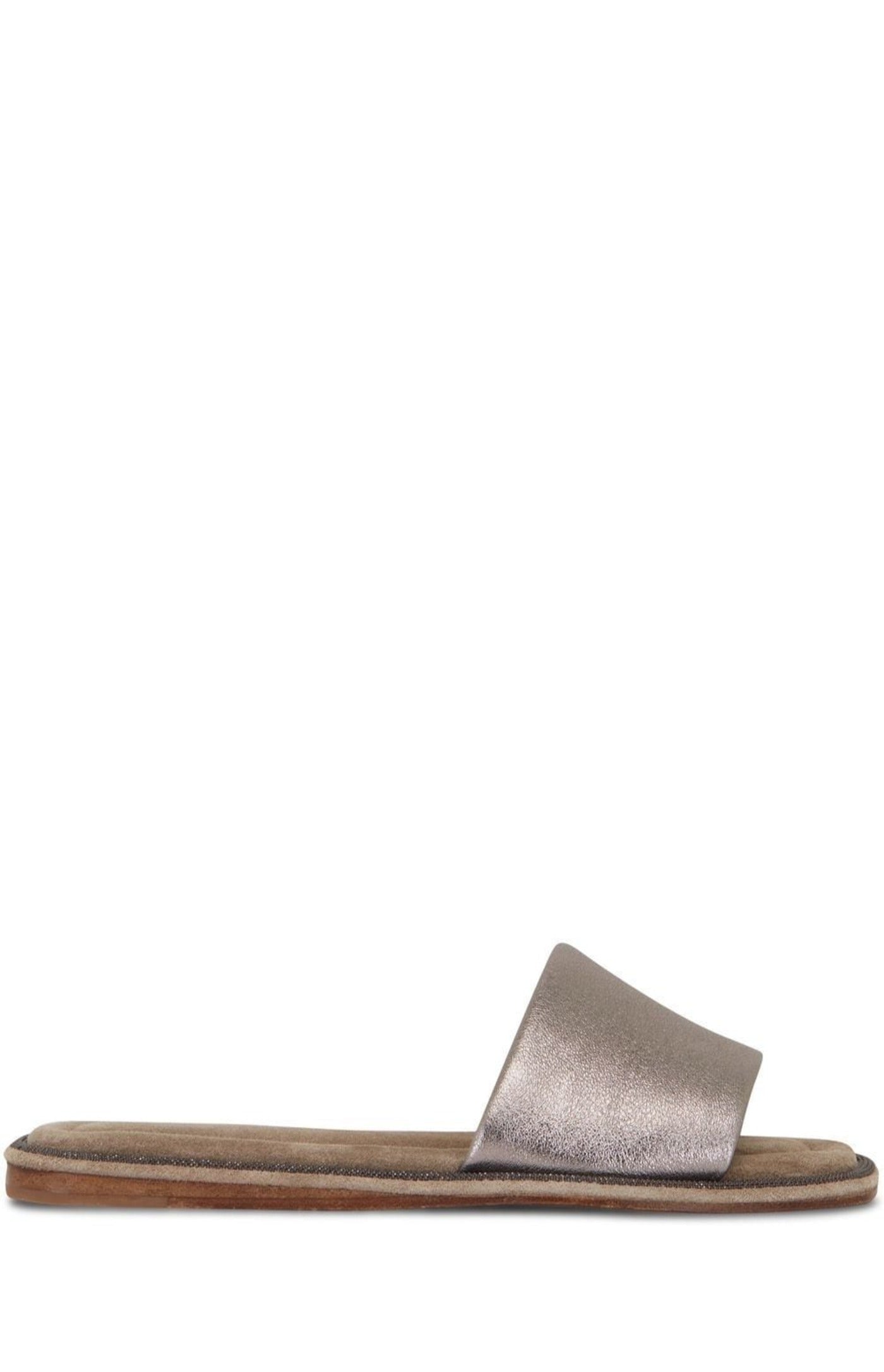 Cargar imagen en el visor de la galería, Square-toe leather flat sandals