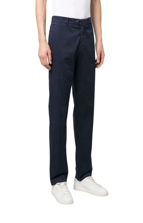Laden Sie das Bild in den Galerie-Viewer, Off-centre button straight-leg trousers